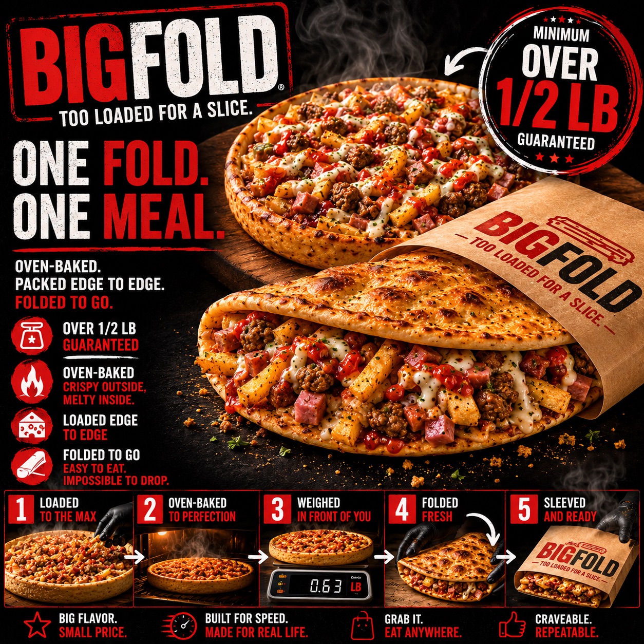 BIGFOLD — One Fold. One Meal.